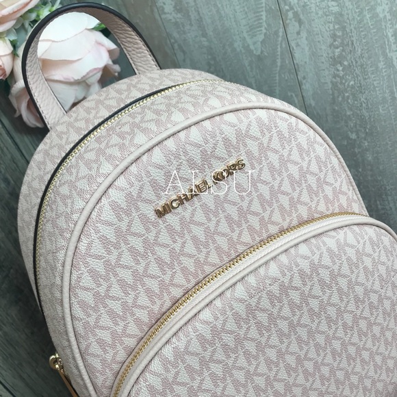 Michael Kors Med Backpack MiniLogo Ballet Rose W - Picture 4 of 6